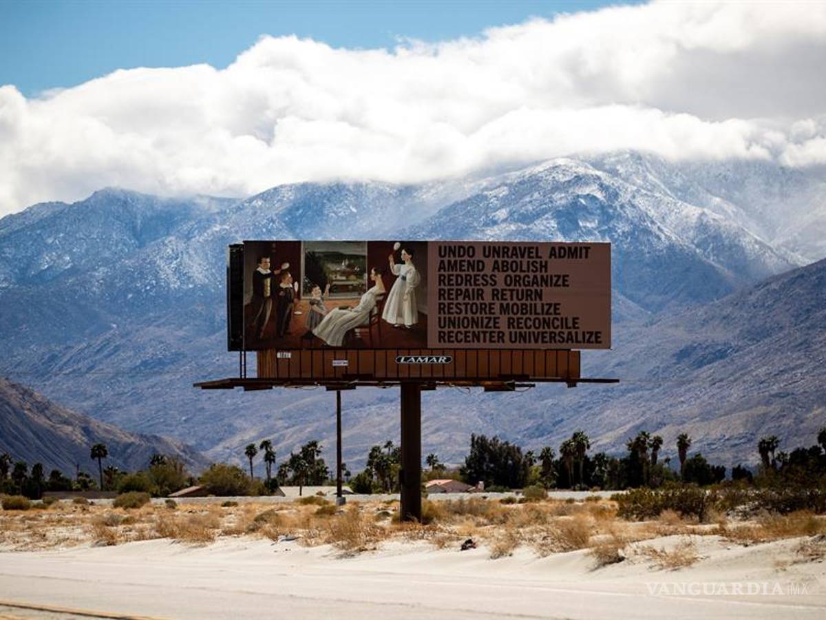 $!Arte al aire en la exposición Desert X 2021 en Palm Spring, California (fotos)