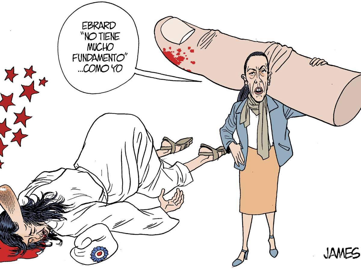 $!Claudia Sheinbaum dijo que el argumento de Marcelo Ebrard para impugnar el proceso interno de Morena no tiene mucho fundamento.