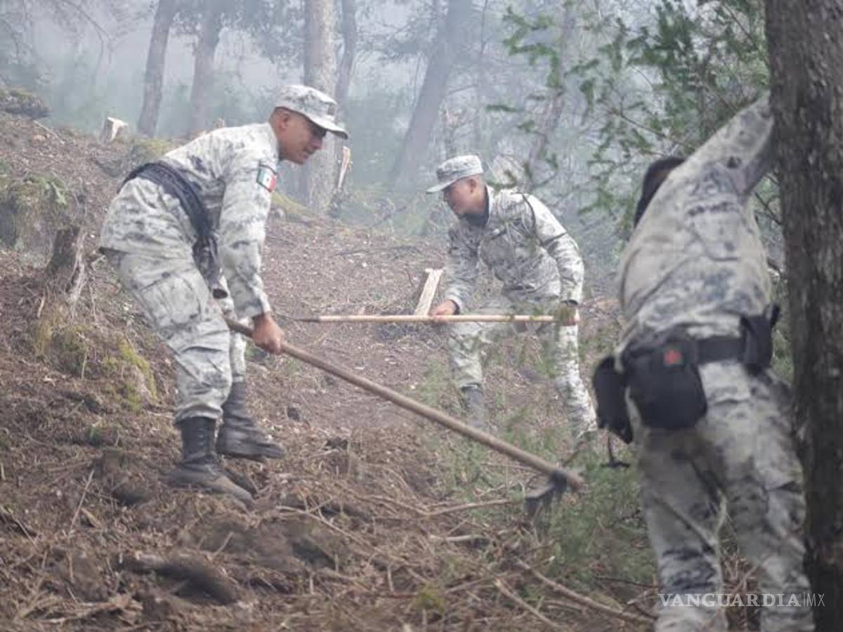 $!Combaten siete incendios forestales en cinco municipios de NL