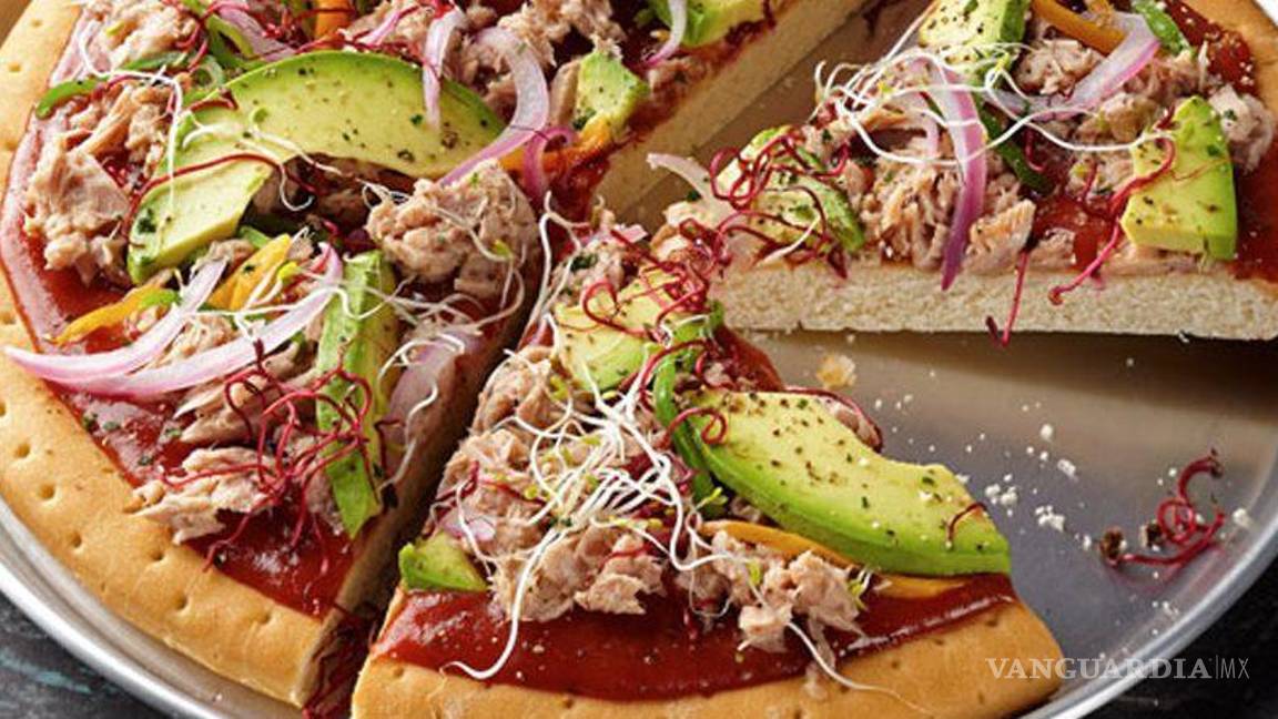 $!Pizza de atún y habanero.