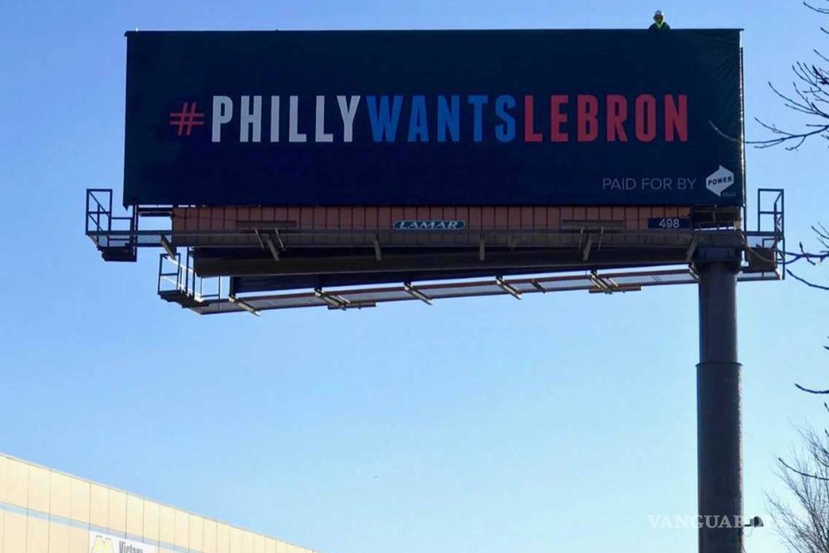 Filadelfia hace un 'Tres anuncios por LeBron'