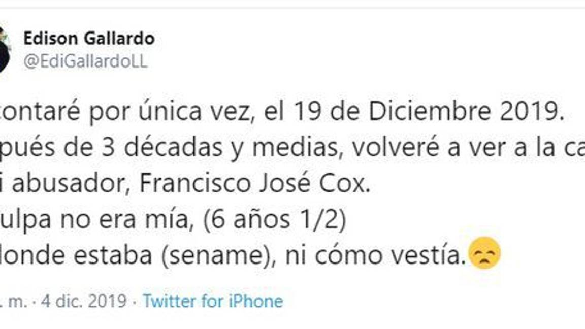 $!Hombres también afirman que “la culpa no era suya”, cuentan historias de abusos sexuales que sufrieron