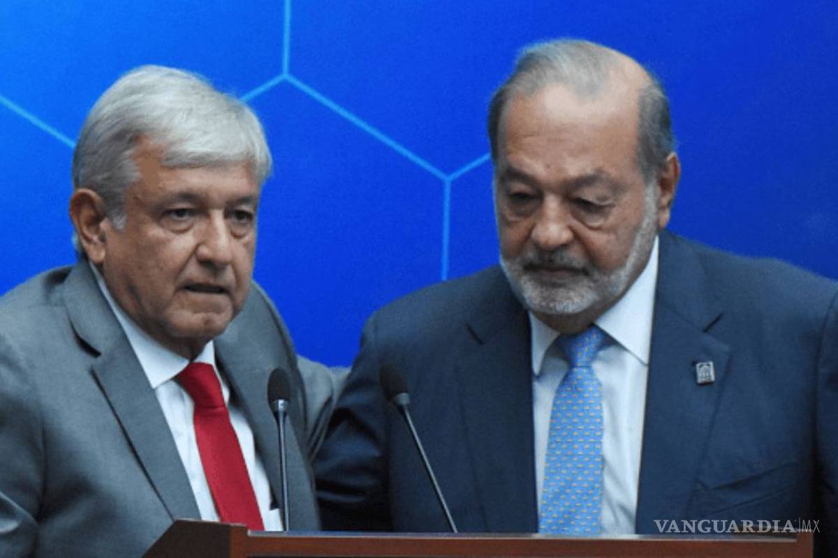 Carlos Slim rogó a AMLO salvar el NAIM, de acuerdo a Bloomberg