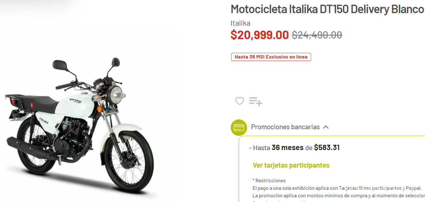 $!Estas son las motocicletas con mejores descuentos de Julio Regalado en Soriana