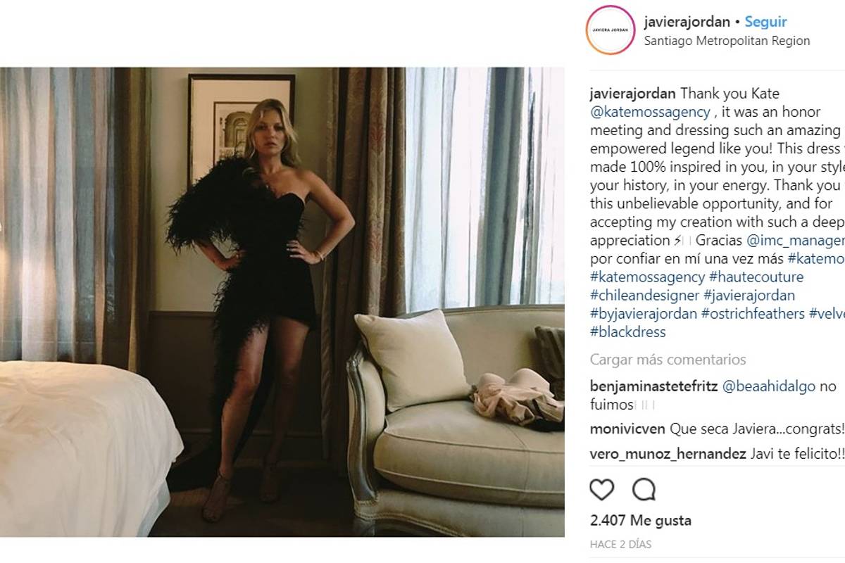 $!Kate Moss inaugura exposición en Chile junto a Daniela Vega