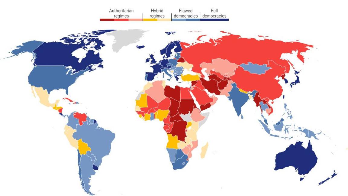 $!Este es el mapa que presentó The Economist en su más reciente artículo.