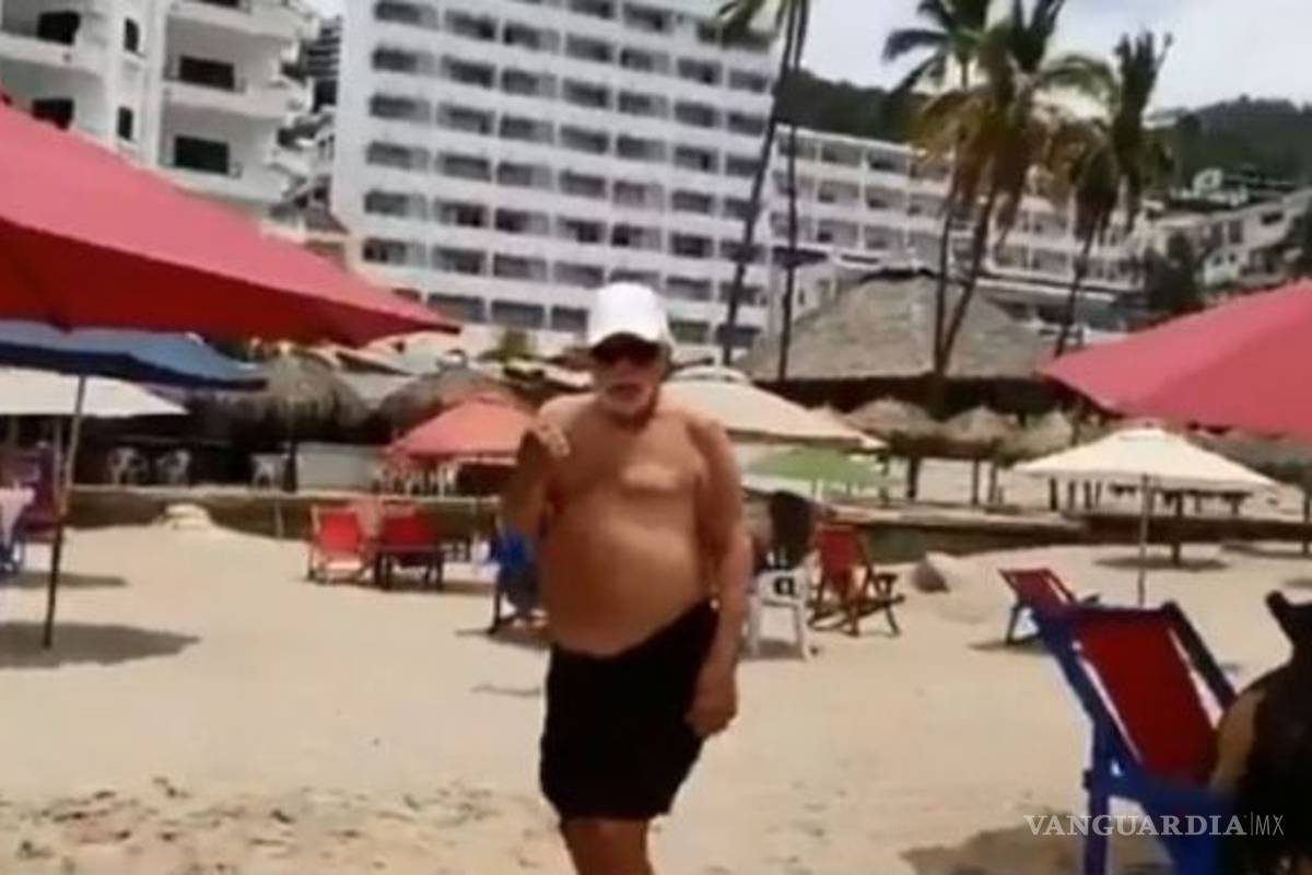 Turista extranjero agrede a reportera mexicana, por evidenciar que fue a la playa