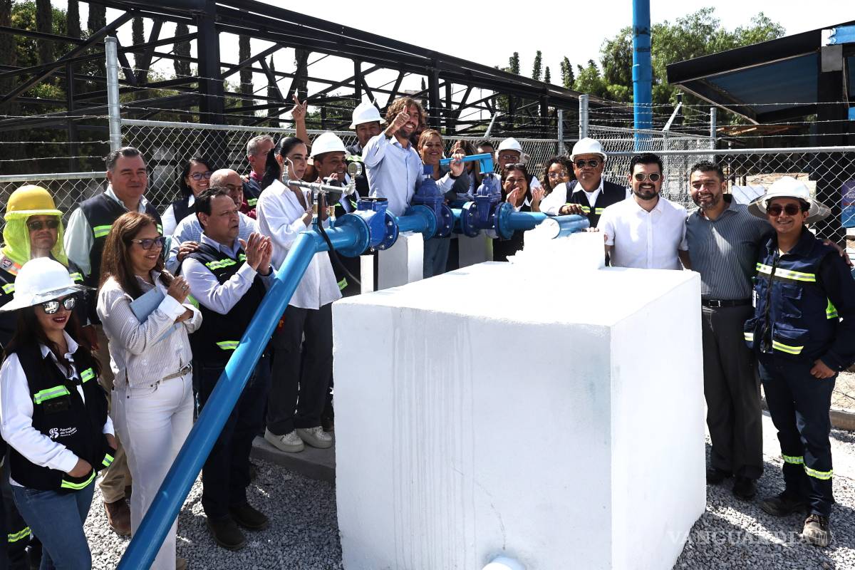$!Autoridades municipales y estatales inauguraron el Pozo Paraíso III en el Parque Ecológico La Aurora, beneficiando a colonias del oriente de Saltillo como Magisterio, Los Cerritos y Praderas.