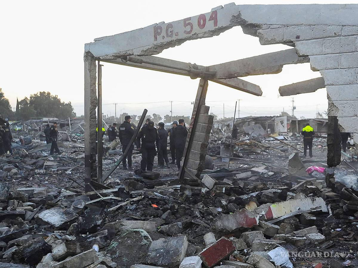$!Las terribles imágenes que dejó la explosión en Tultepec