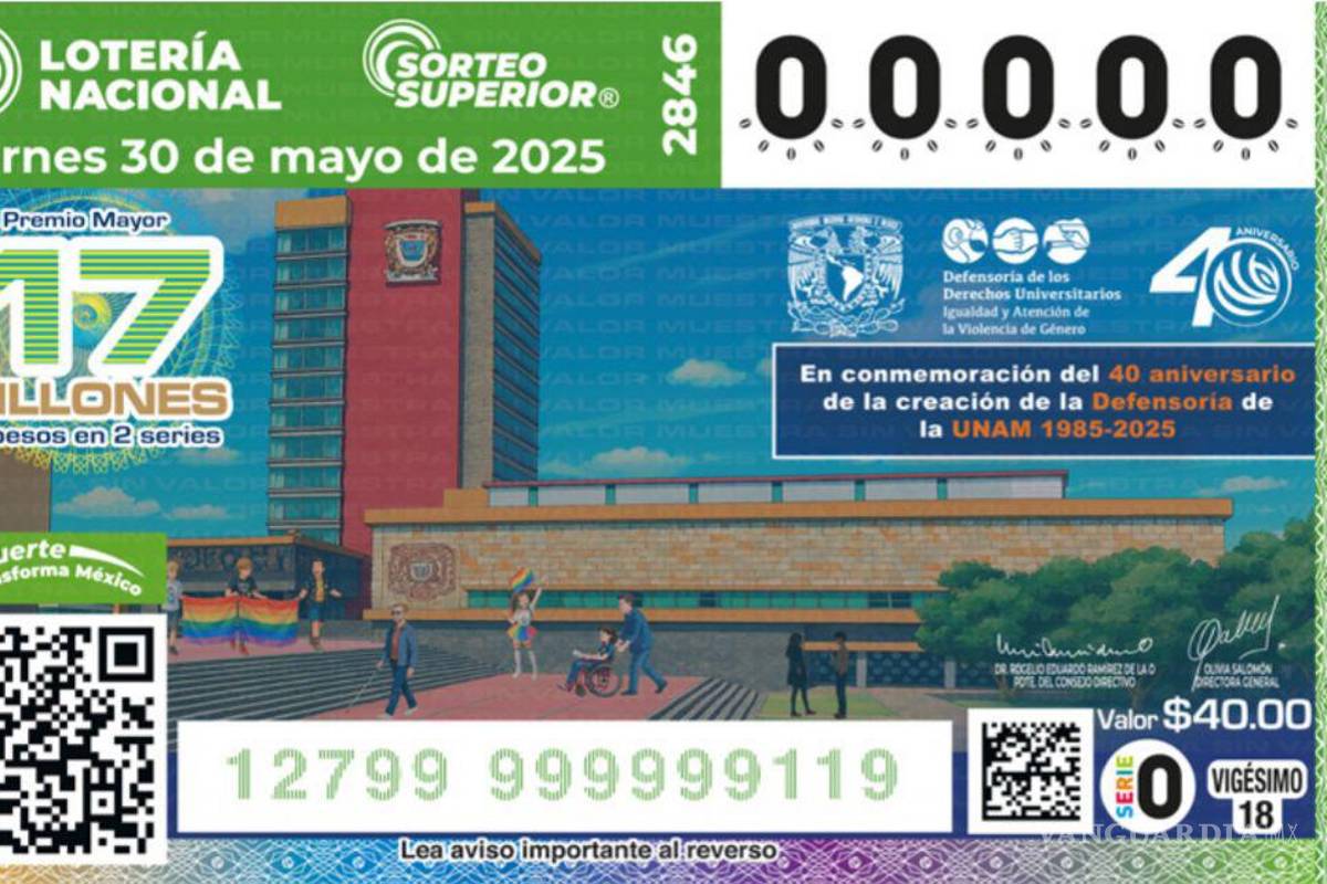 ¡Saltillense gana premio mayor de la Lotería Nacional: 8 millones de pesos!