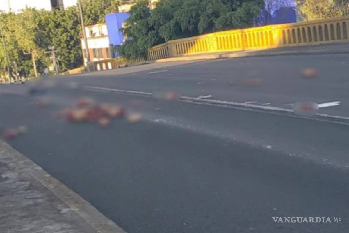 Escalofriante escena de la guerra narco en la CDMX: dos cuerpos descuartizados y esparcidos en una importante avenida