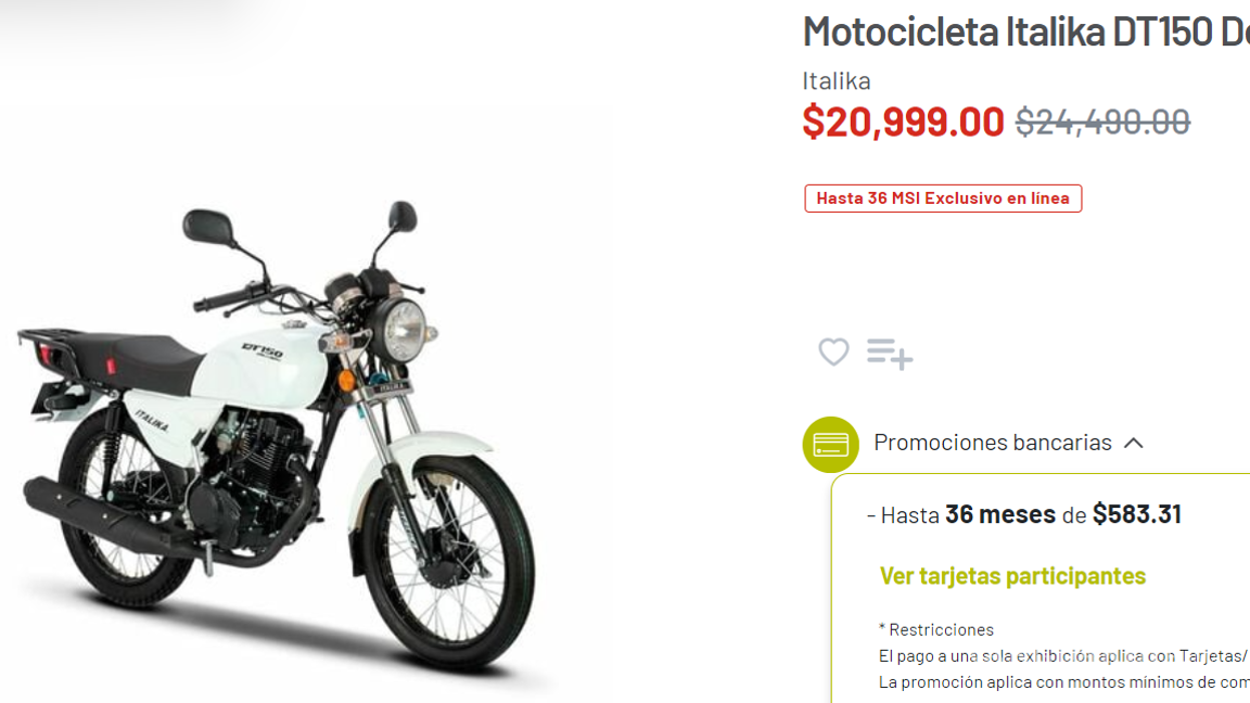 $!Estas son las motocicletas con mejores descuentos de Julio Regalado en Soriana