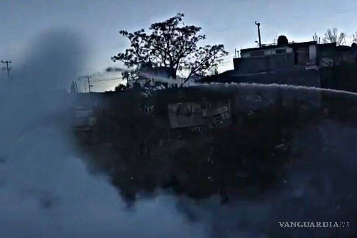 Saltillo: quema de basura se sale de control y provoca movilización de Bomberos