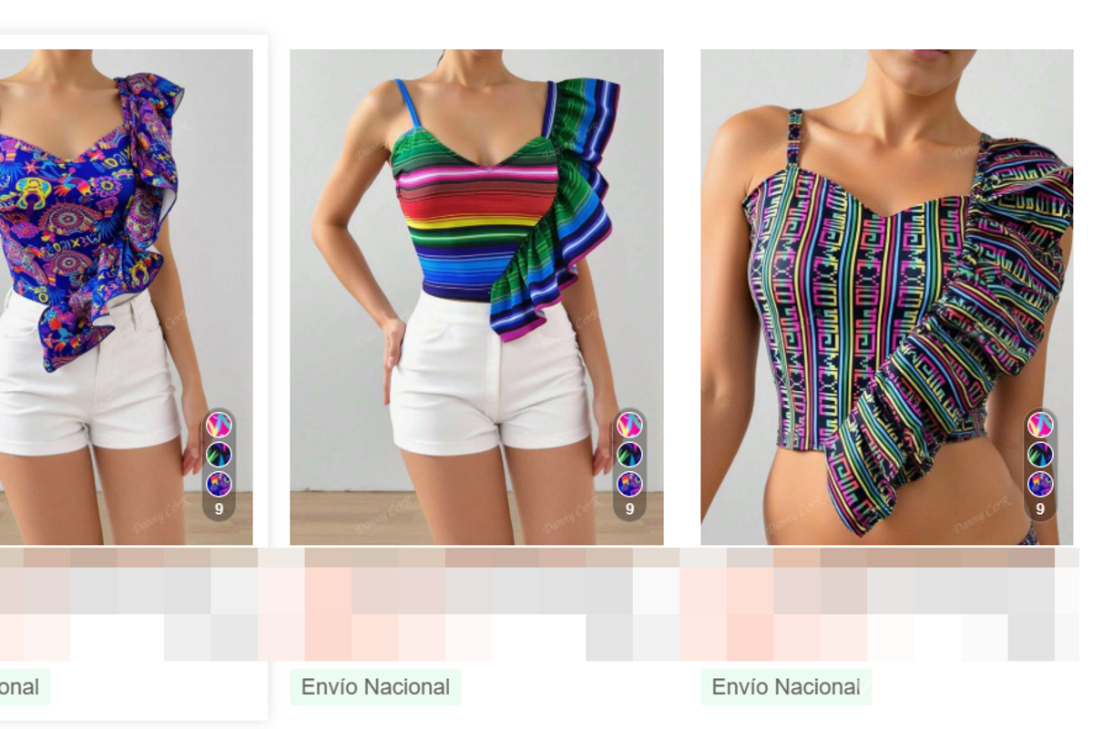 $!Oaxaca exige a Shein retirar prenda que imita bordados del Istmo de Tehuantepec por apropiación cultural