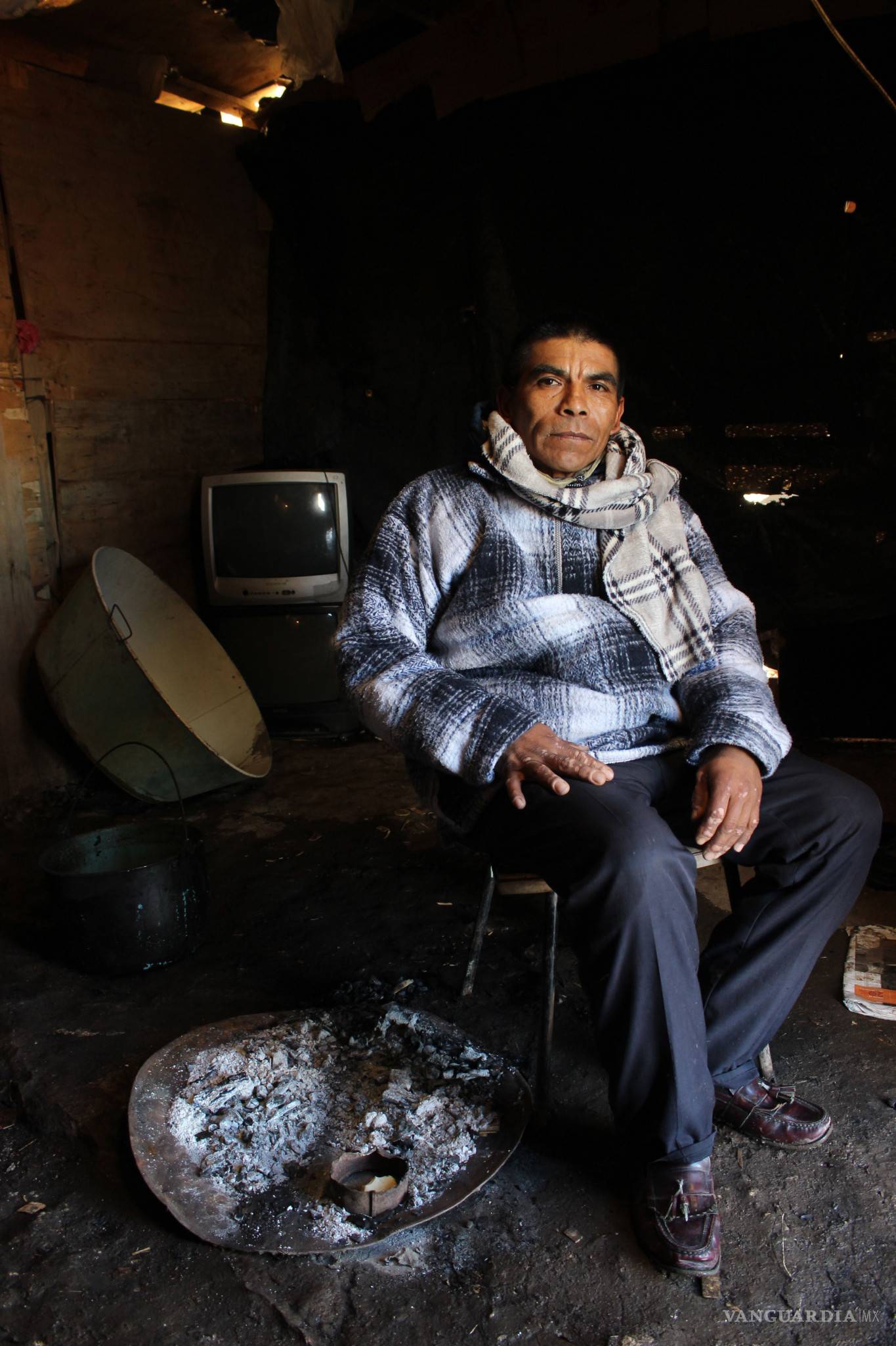 $!'No tenemos con qué quitarnos el frío'