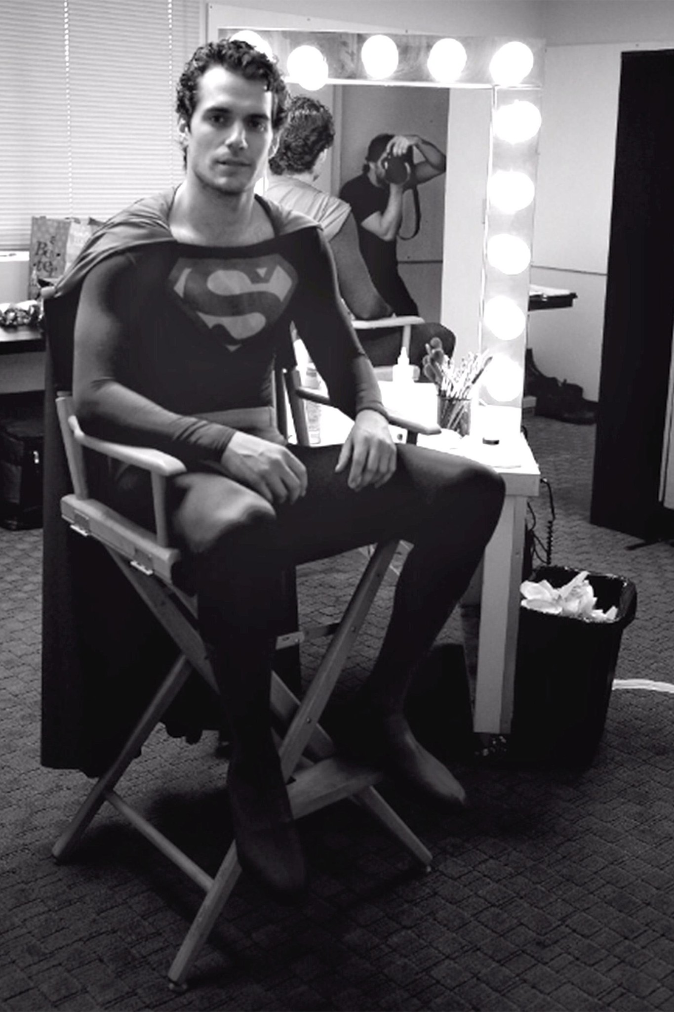 $!Henry Cavill usó el traje de Superman de Christopher Reeve