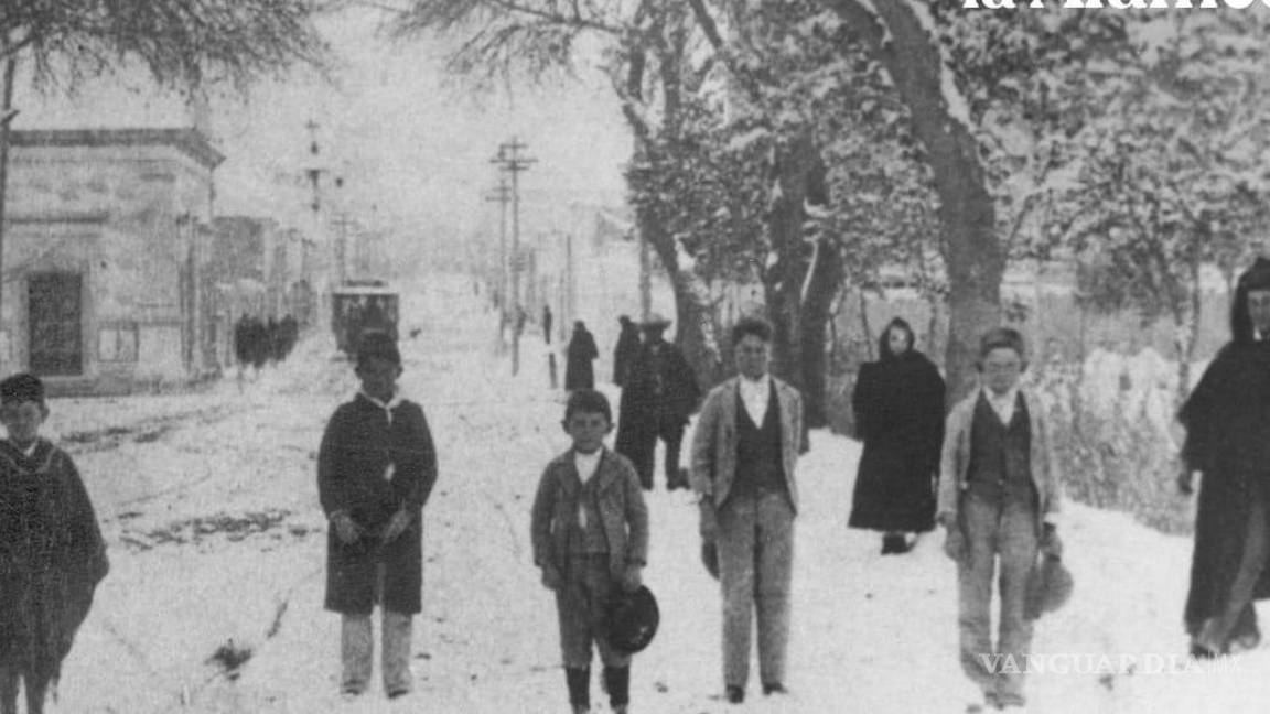 Así era el invierno en Saltillo en 1910 (Foto)