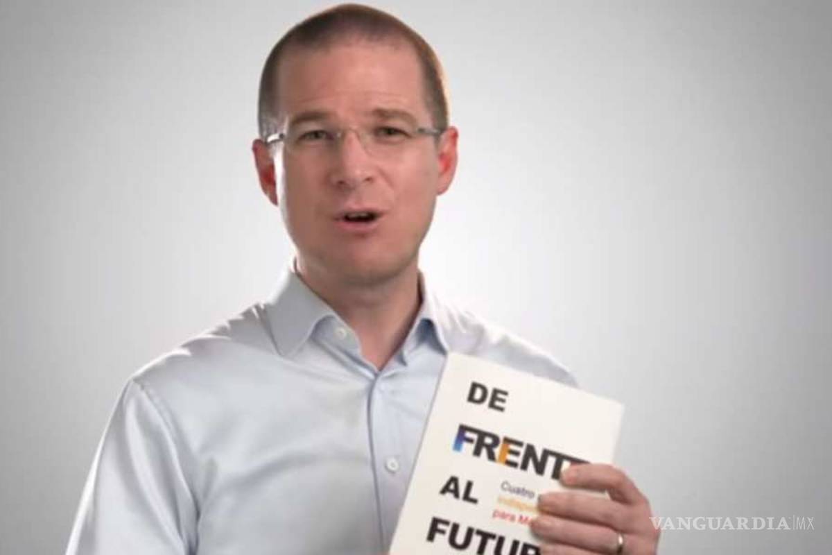 Casi al finalizar campañas, Ricardo Anaya publica su libro