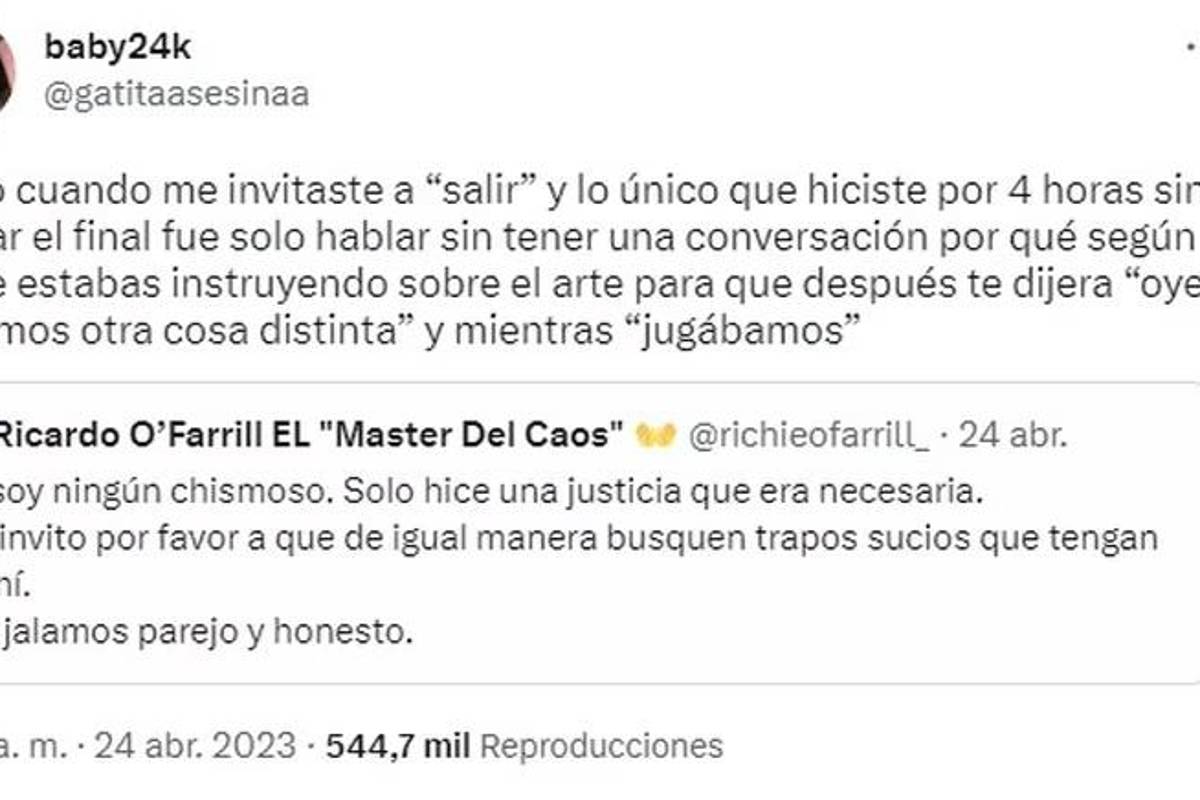 $!Mujer acusa a Ricardo O’Farrill de agredirla por negarse a tener relaciones