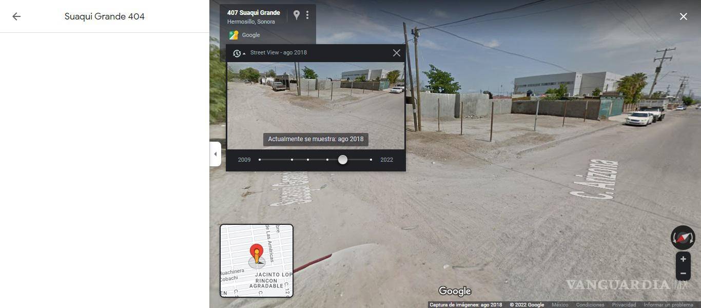 $!En la imagen se aprecia el terreno revocado en 2012 a Osbaldo Gámez Murrieta esposo de Verónica Luna.