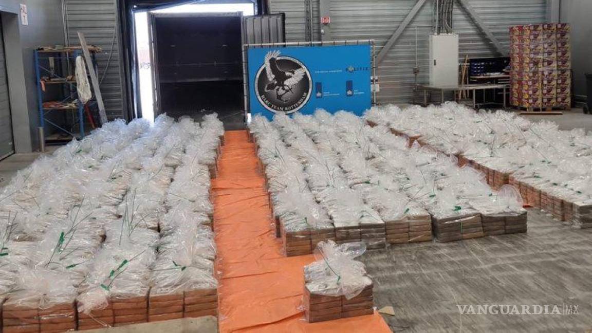 Decomisan ocho toneladas de cocaína en Holanda, un récord histórico