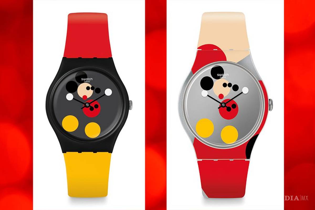 Swatch y Demian Hirst celebran los 90 años de Mickey Mouse con relojes de colección
