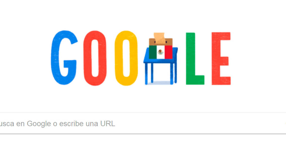 Google dedica su &quot;doodle&quot; a las elecciones de México
