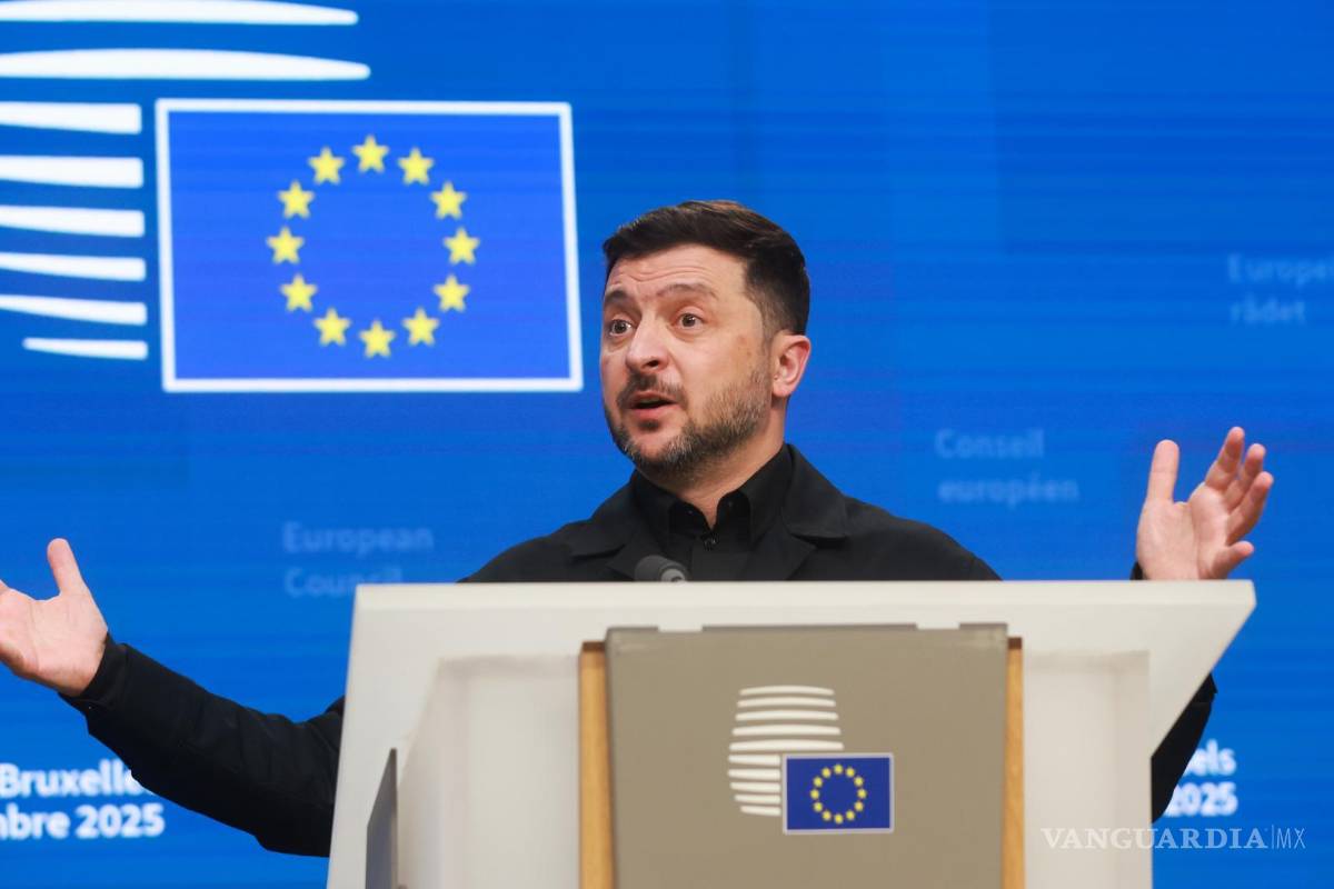 $!SI no recibimos esos fondos Ucrania “se verá obligada a reducir significativamente su producción de drones y otras medidas defensivas”, dijo Zelenski.