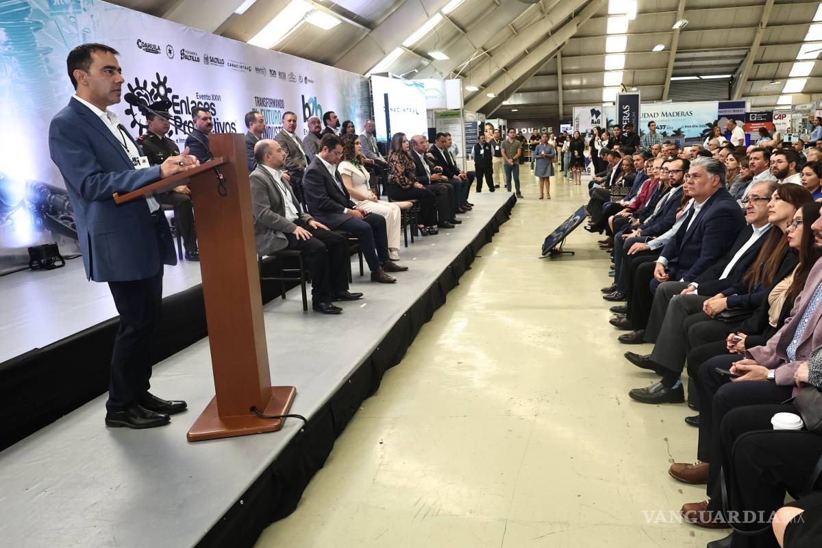 Inauguran Evento XXVI Enlaces Productivos; reconocen a empresarios coahuilenses
