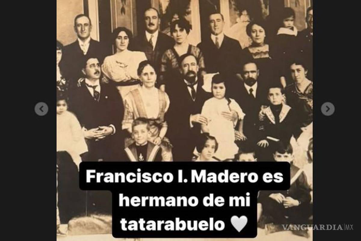 Mariana Rodríguez presume ser familiar del coahuilense Francisco I. Madero