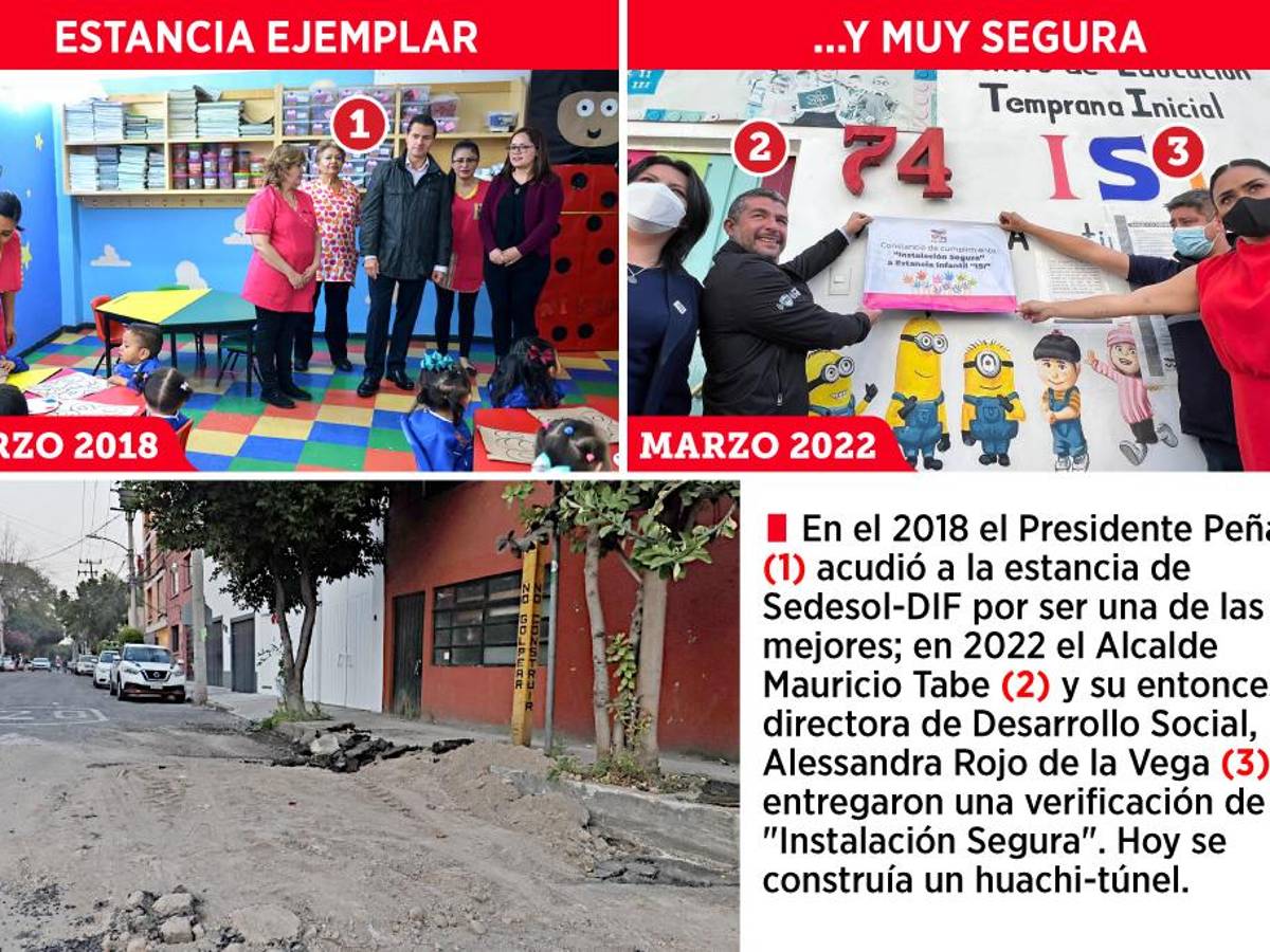 $!De kínder modelo visitado por Peña Nieto a túnel de huachicol