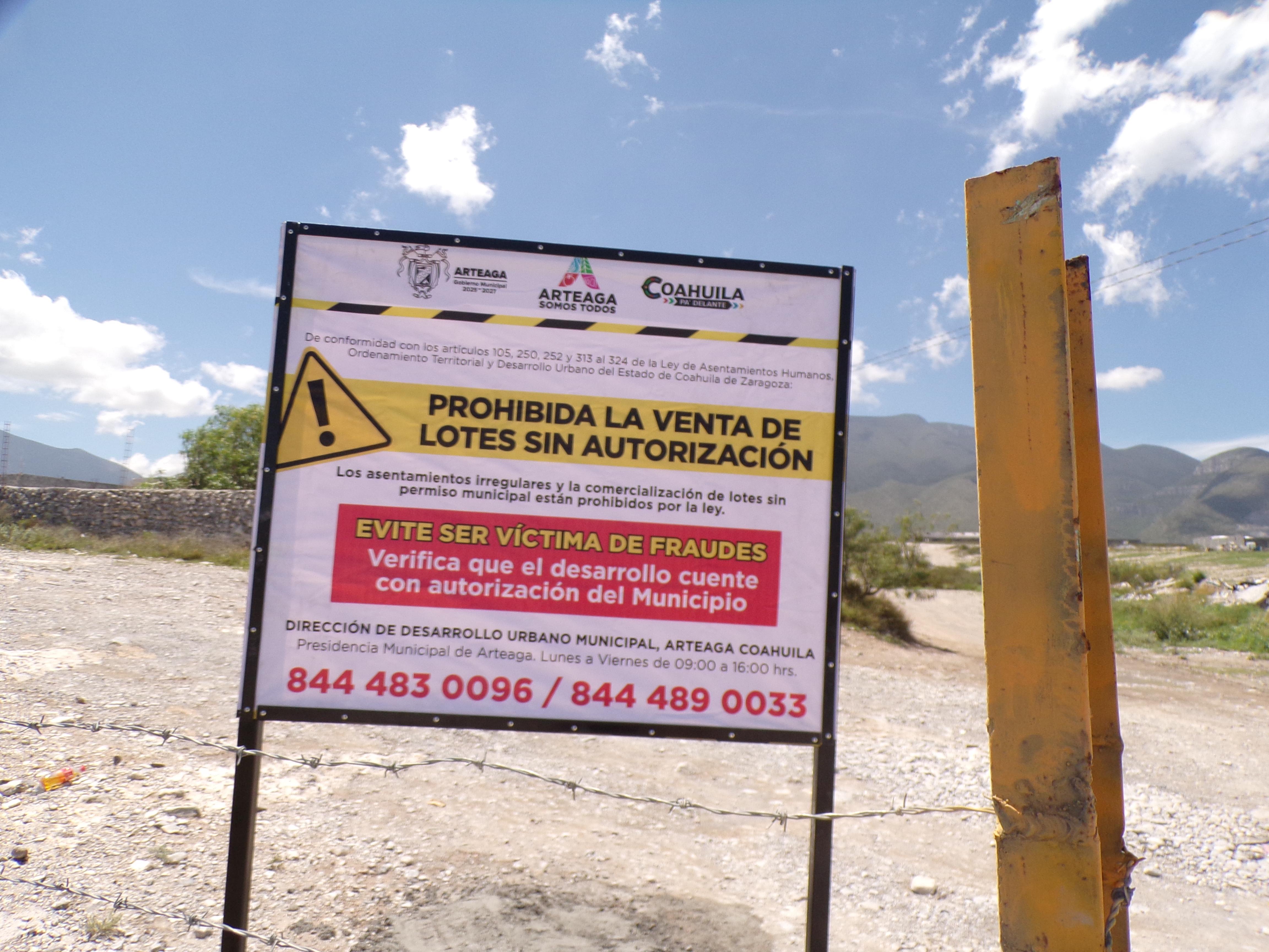 Aretaga: roban otro letrero en El Llano de Zapalinamé; propi