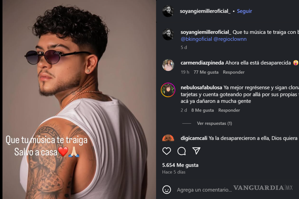 $!Desaparece Angélica Yetsey Torrini León, conocida como Angie Miller, tras la muerte de B-King y Regio Clown