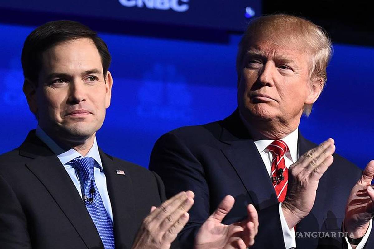 Rubio dice que el &quot;estafador&quot; Trump pone en riesgo el futuro de conservadores