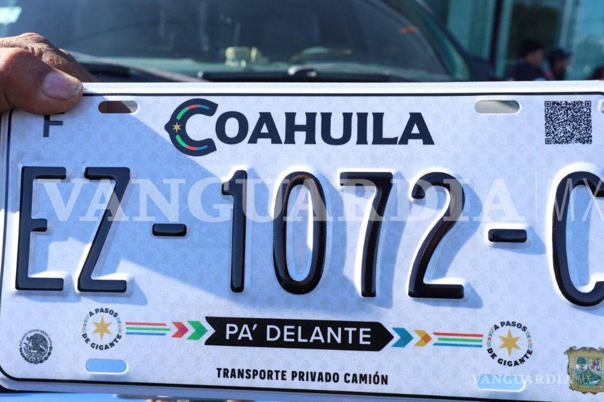 Placas y refrendo en Coahuila, ¿qué tan caro es entre los estados de México?