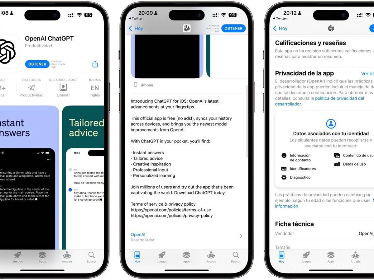 $!ChatGPT llega oficialmente a iOS... OpenAI ya tiene su app para dispositivos de Apple