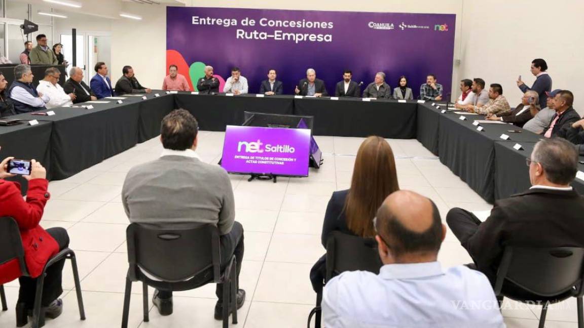 Inicia Saltillo entrega de concesiones de transporte bajo el modelo ‘ruta-transporte’