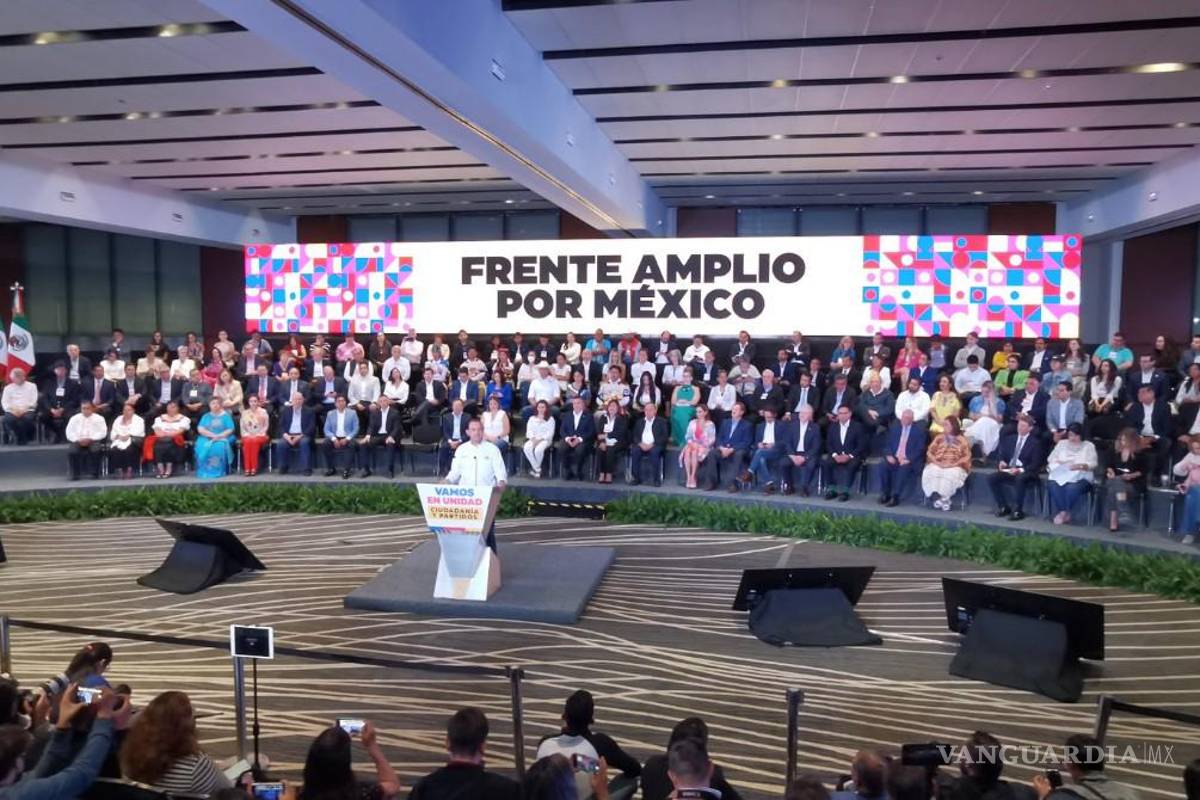 Anuncia ‘Va por México’ la creación del Frente Amplio por México
