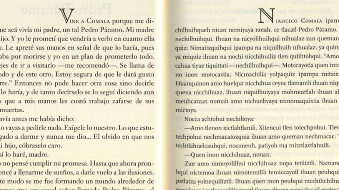 $!Presentan novela “Pedro Páramo”, de Juan Rulfo, en náhuatl
