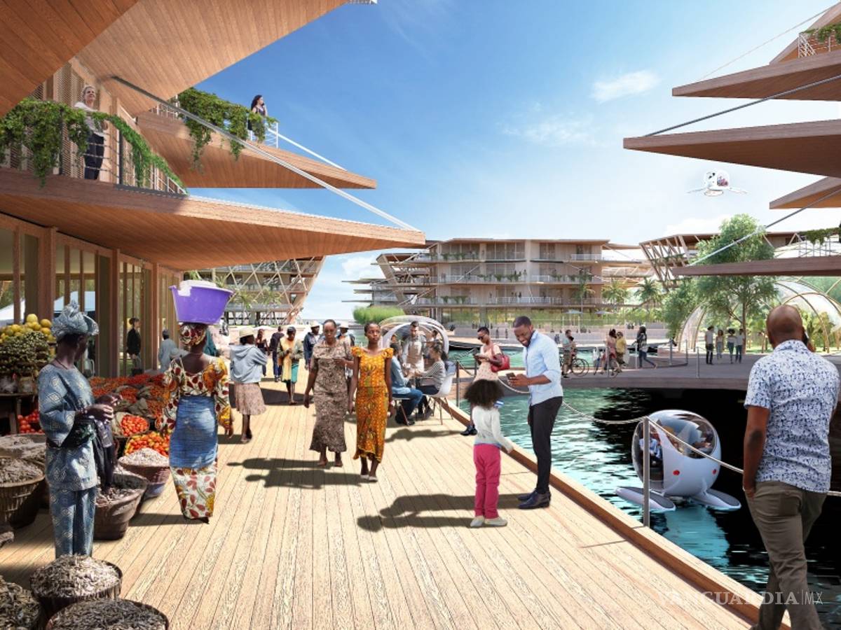 $!Esta es Oceanix City, la ciudad para 10 mil habitantes que está ¡sobre el agua!