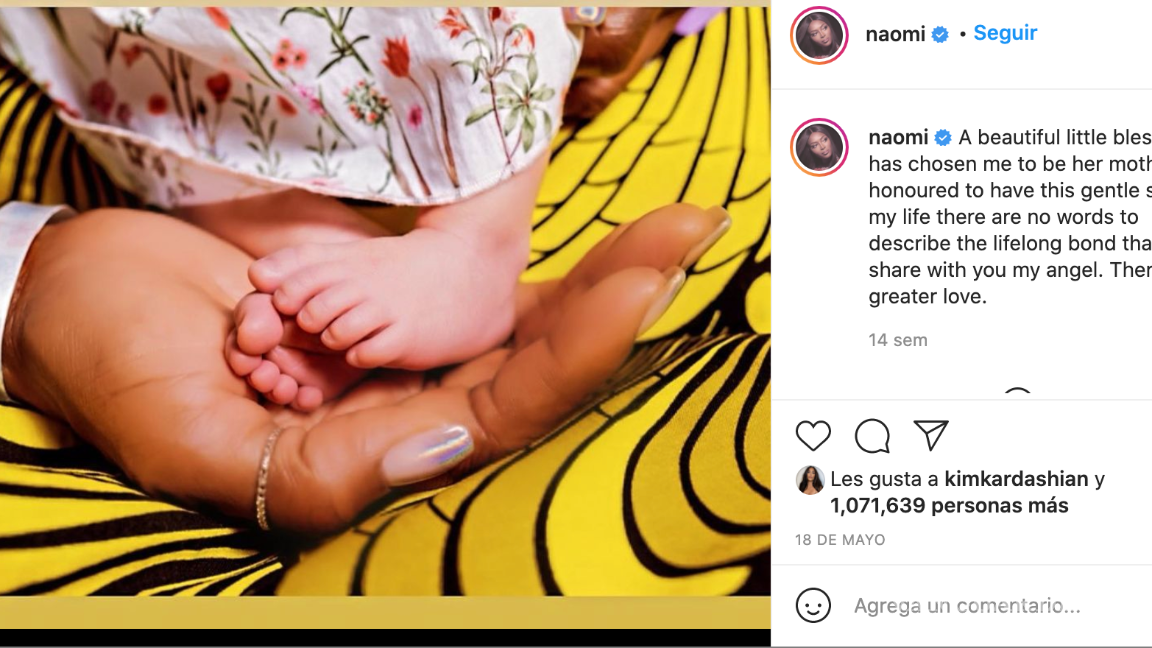 $!A principios de este año, la supermodelo sorprendió a los fanáticos cuando reveló que le dio la bienvenida a su primera hija.