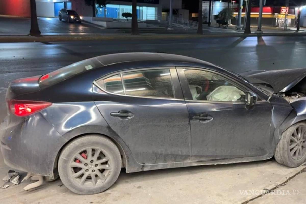 $!A pesar de lo aparatoso del choque, no se reportaron personas lesionadas.