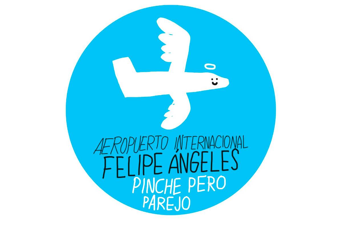 Llueven memes a logo del aeropuerto Felipe Ángeles; diseño costó solamente 3 mil pesos