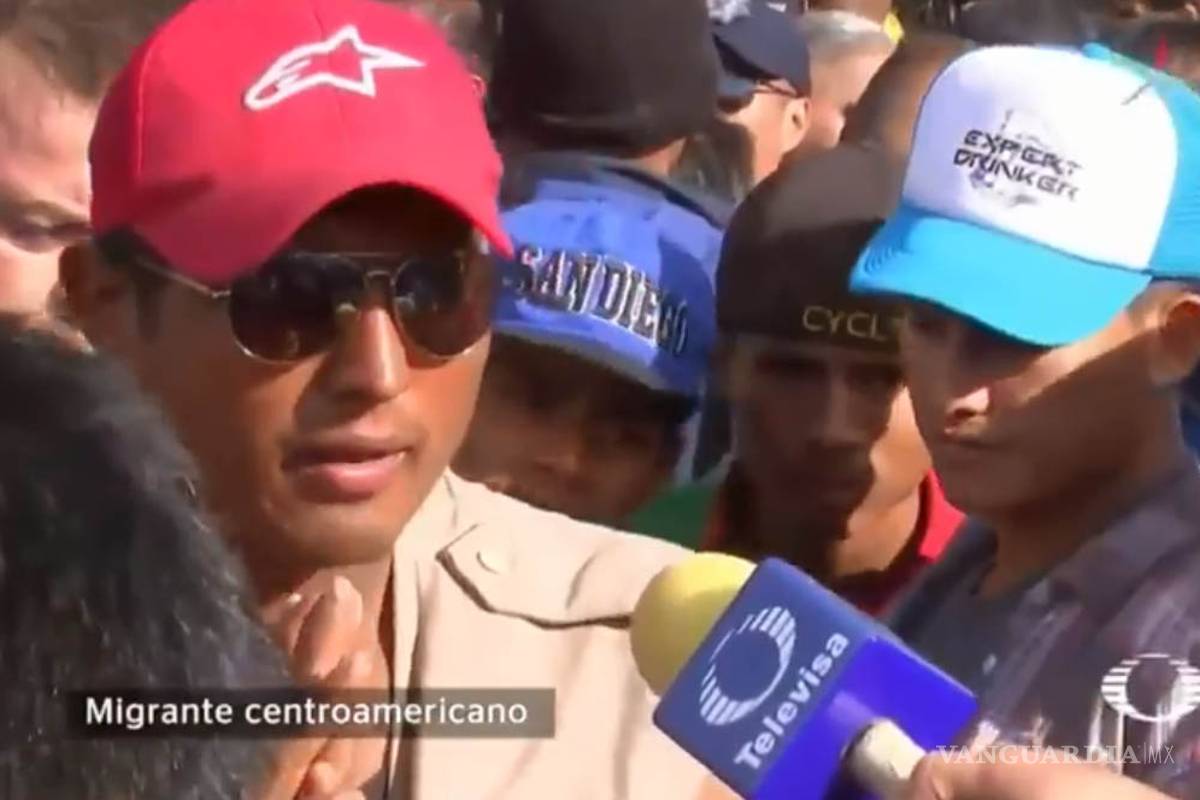 Migrantes dicen tener apoyo de ¡Rusia!