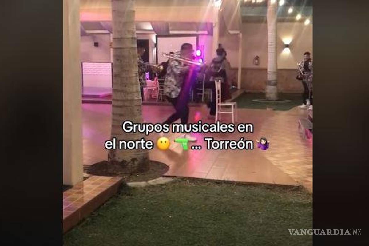 Músicos simulan una balacera en show de XV años en Torreón y generan debate en redes