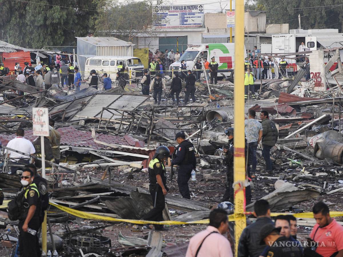 $!Las terribles imágenes que dejó la explosión en Tultepec