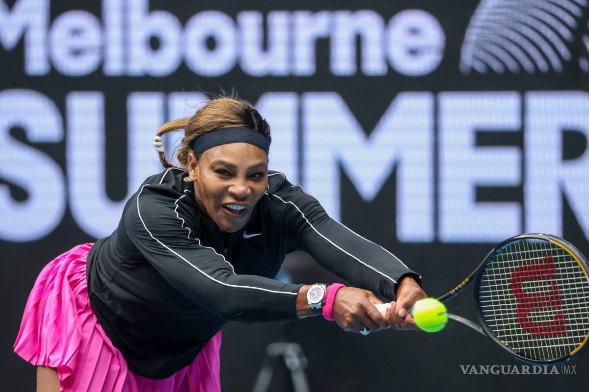 Serena Williams se pone a tono para el Abierto de Australia