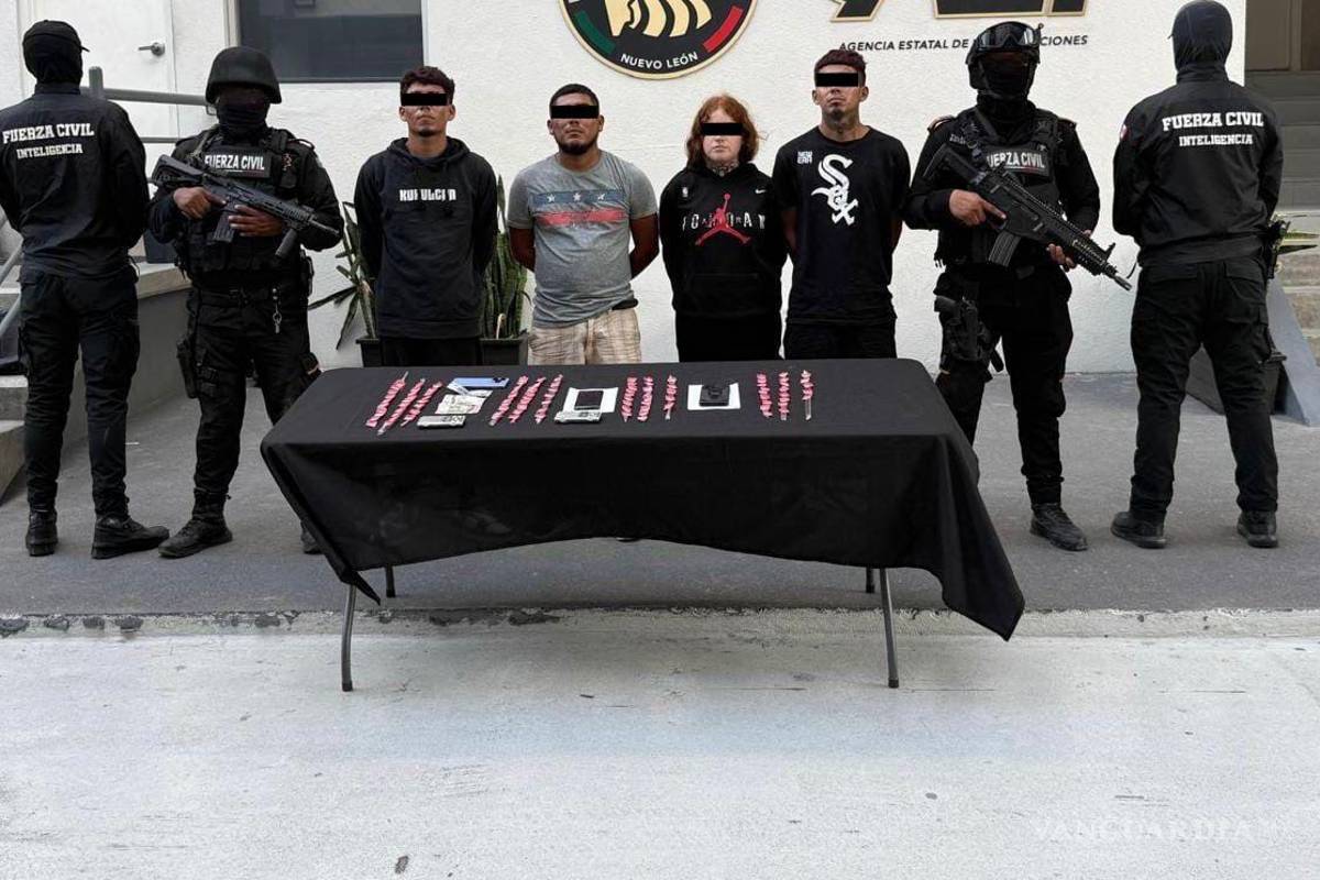 Detienen a seis en dos operativos ejecutados por Fuerza Civil en Linares, NL