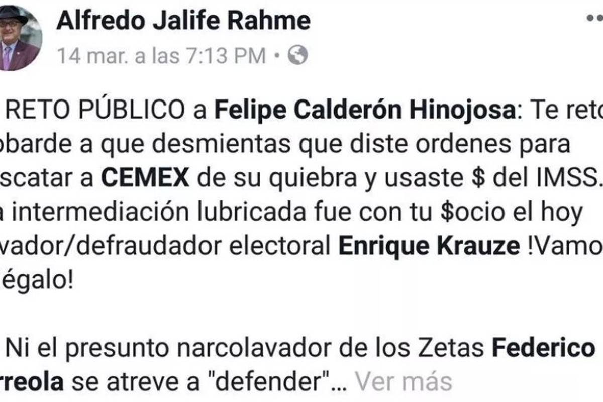 $!Suspenden cuenta de Alfredo Jalife de twitter y usuarios acusan censura