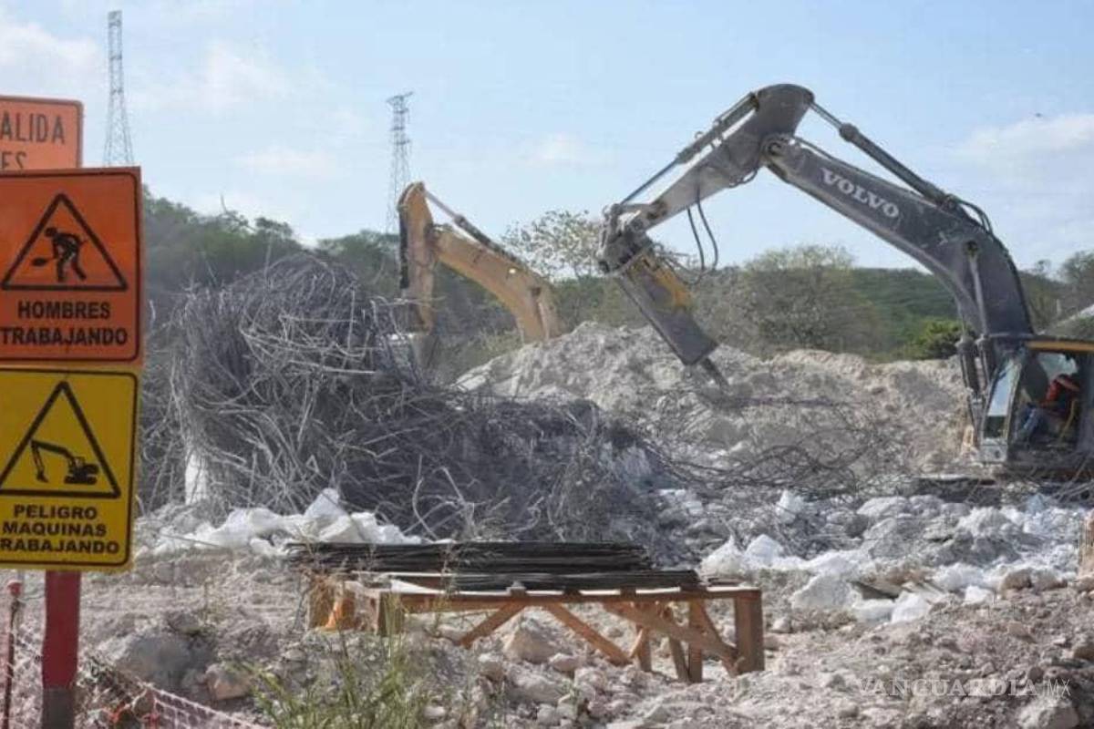 Colapsan pilotes del Tren Maya en Campeche por mal diseño
